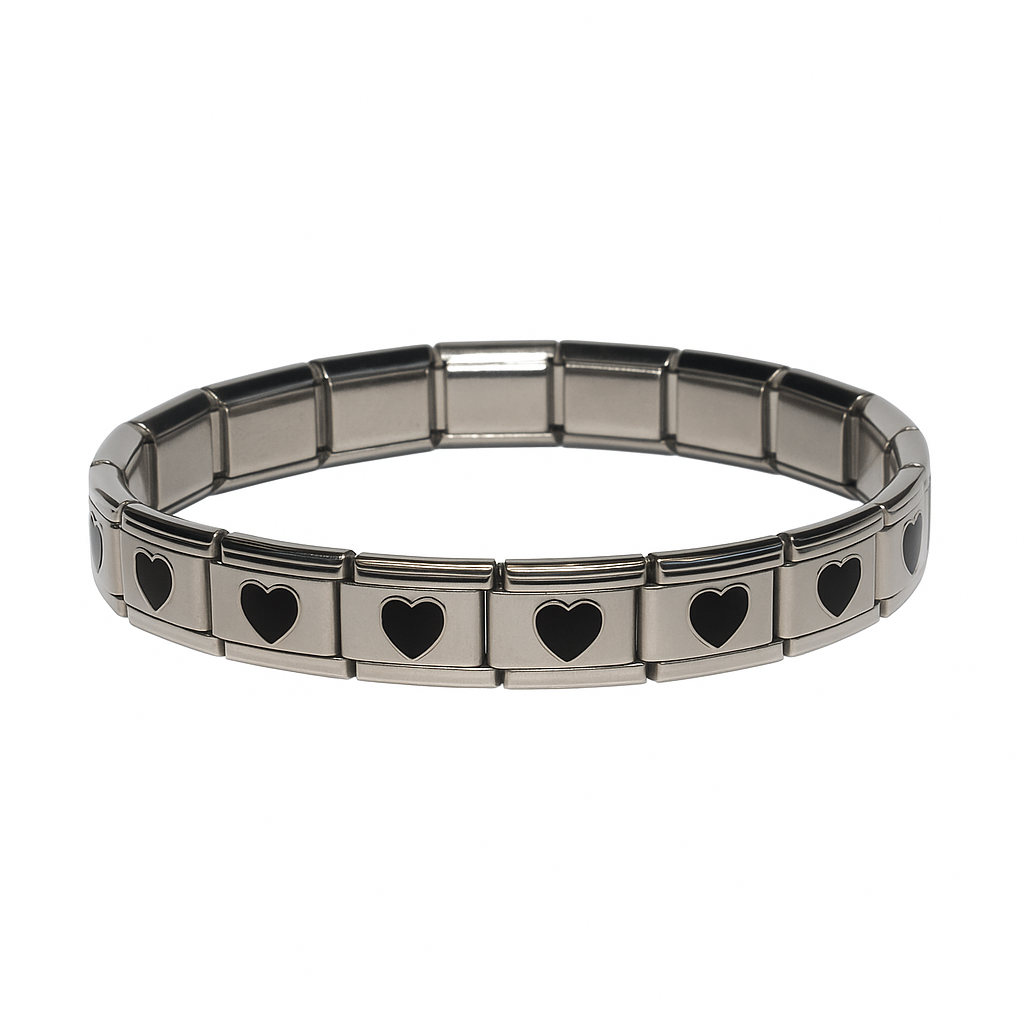 Italian Bracelet - srdíčko (různé barvy)