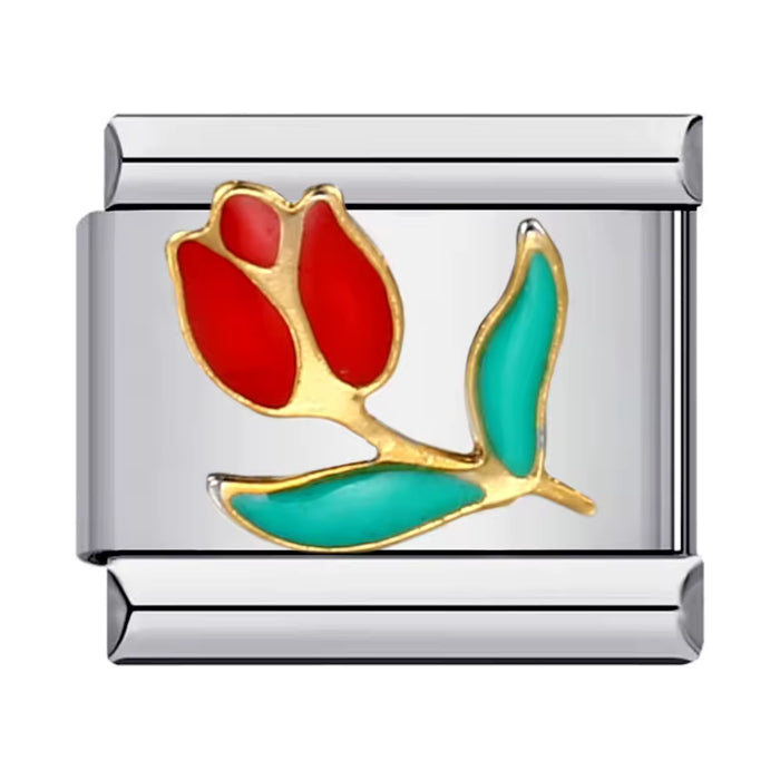 Červený tulipán