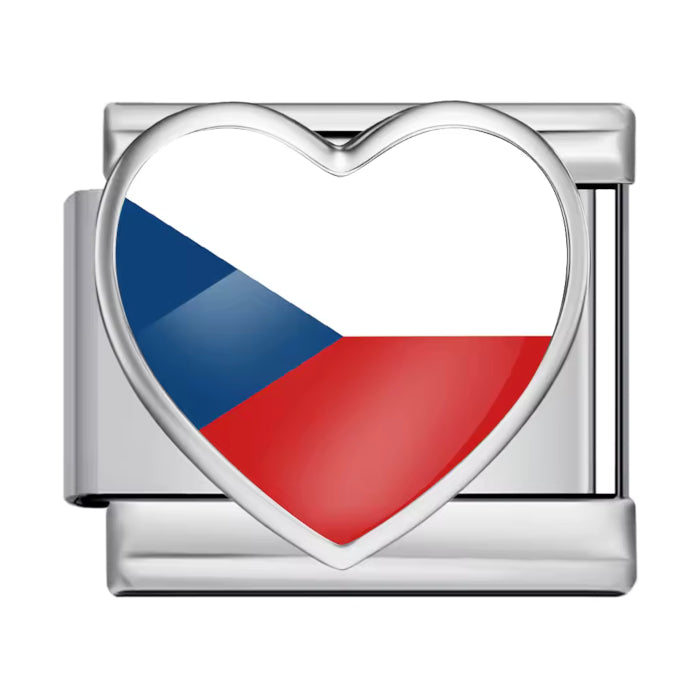 Srdíčko s českou vlajkou