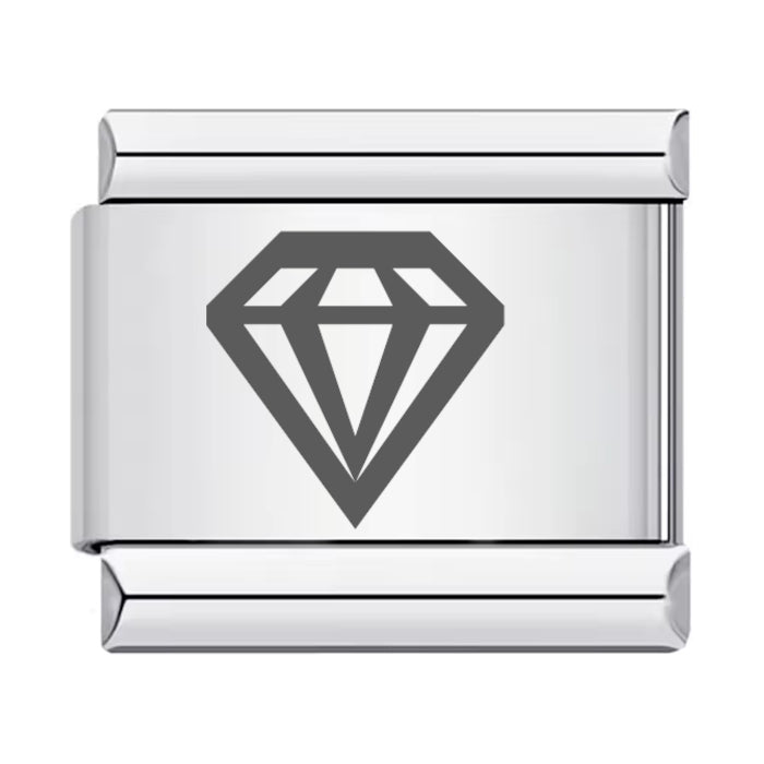 Gravírovaný motiv diamantu