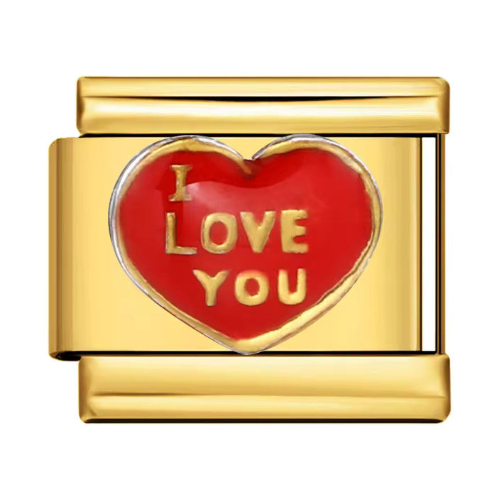 I love you srdíčko - zlatá