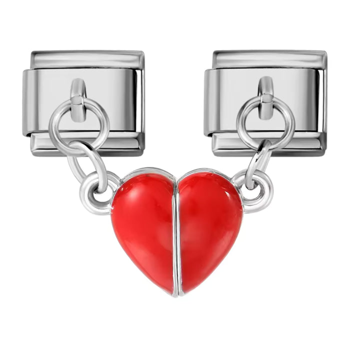 Magnetické srdíčko - červené