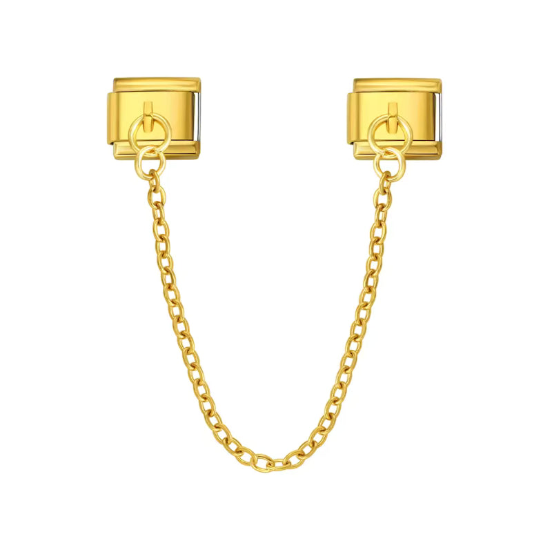 Zlaté dílky s řetízkem