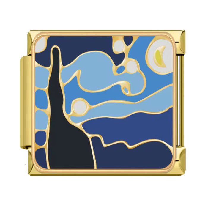 Hvězdná noc - zlatá