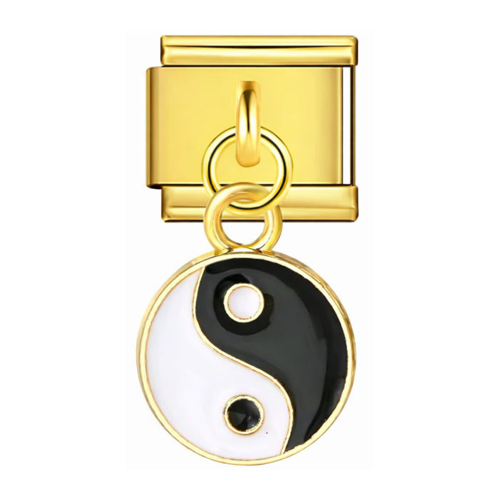 Zavěšený jinjang - zlatá